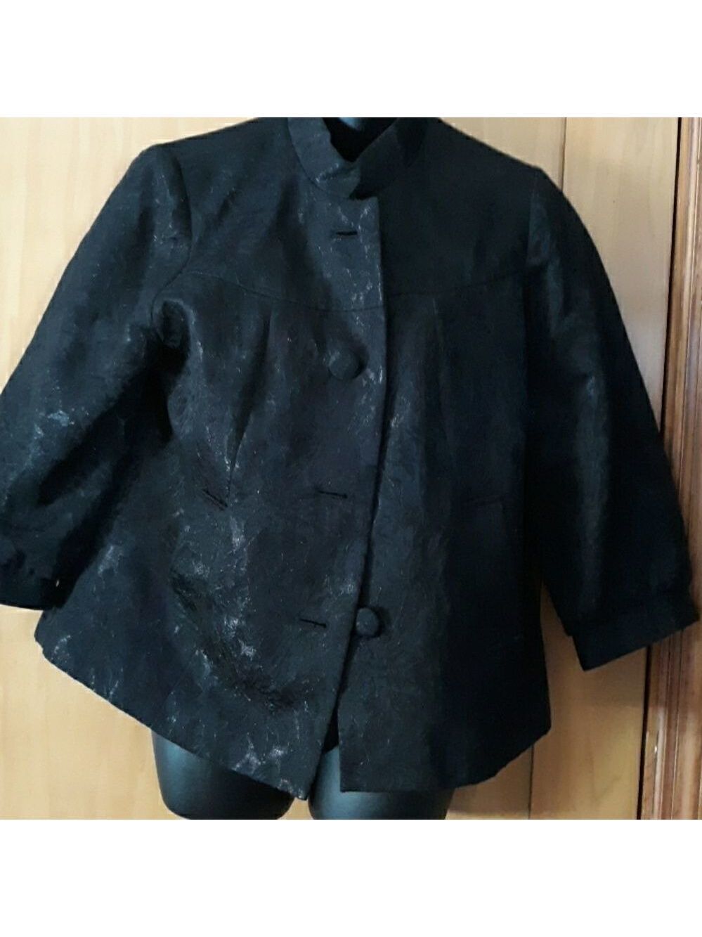 George  black  glittering jacket